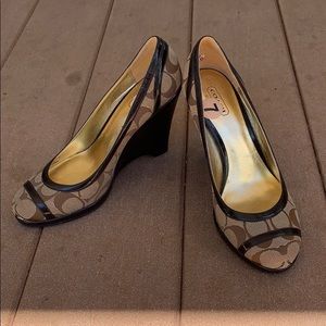 Like new Coach wedges